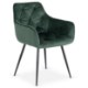 Mebel Elite Стул Modesto, зеленый, велюровый, ME.MODESTO/Z/CZ/V/K - Home Club