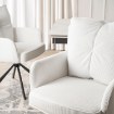 Mebel Elite Обертове крісло City кремового кольору зі штруксом, ME.CITY/KR/SZTR/K - Home Club, зображення 4