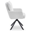 Mebel Elite Обертове крісло City кремового кольору зі штруксом, ME.CITY/KR/SZTR/K - Home Club, зображення 6