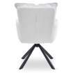 Mebel Elite Обертове крісло City кремового кольору зі штруксом, ME.CITY/KR/SZTR/K - Home Club, зображення 8