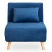Mebel Elite Раскладной кресло Marry, темно-синий, ME.MARRY/GR/DNAT/T/FW - Home Club, изображение 3