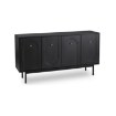 Mebel Elite Комод Marlen 155 см, черный, W.MAZOMA/CZ/N.CZ/U.ZL/KOM4D - Home Club