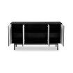 Mebel Elite Комод Marlen 155 см, черный, W.MAZOMA/CZ/N.CZ/U.ZL/KOM4D - Home Club, изображение 5