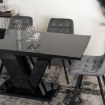 Mebel Elite Стіл Clark, розкладний, 120–160 см, чорний глянцевий, PM.DUBAJ/CZ/PL/S - Home Club, зображення 5