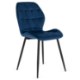 Mebel Elite Стул Lucky, темно-синий, велюровый, ME.LUCKY/GR/V/K - Home Club