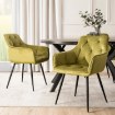Mebel Elite Стул Modesto, цвет «фисташка», велюр, ME.MODESTO/CU/CZ/V/K - Home Club, изображение 3