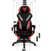 Mebel Elite Игровое вращающееся кресло Maximo, чёрно-красное, ME.MAXIMO/CZ/CZR/T/FO - Home Club, изображение 6