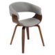 Mebel Elite Стілець Gary 2 Сірий/Горіх, ME.GARY2/P/O/T/DG/K - Home Club