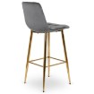 Mebel Elite Барный стул Ariel, серый, велюровый, ME.ARIEL/P/ZL/V/H - Home Club, изображение 4