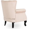 Mebel Elite Кресло Mallo, бежевое, велюровое, ME.MALLO/BZ/V/FW - Home Club, изображение 5