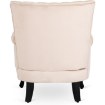Mebel Elite Кресло Mallo, бежевое, велюровое, ME.MALLO/BZ/V/FW - Home Club, изображение 6