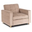 Mebel Elite Раскладной кресло Solor, бежевый велюр, ME.SOLOR2/BZ/V/FW - Home Club, изображение 4