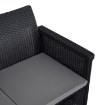 Mebel Elite Комплект садових меблів Brenta, чорний/сірий, ME.BRENTA/CZ/RT/OGR/ZES - Home Club, зображення 7