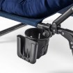 Mebel Elite Садовый шезлонг «Полевая кровать» Saturn, темно-синий, ME.SATURN/GR/T/LOZ - Home Club, изображение 8