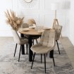 Mebel Elite Стул Chris, бежевый, велюровый, ME.CHRIS/BZ/CZ/V/K - Home Club, изображение 2