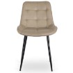 Mebel Elite Стул Chris, бежевый, велюровый, ME.CHRIS/BZ/CZ/V/K - Home Club, изображение 6