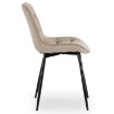 Mebel Elite Стул Chris, бежевый, велюровый, ME.CHRIS/BZ/CZ/V/K - Home Club, изображение 7