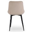 Mebel Elite Стул Chris, бежевый, велюровый, ME.CHRIS/BZ/CZ/V/K - Home Club, изображение 8