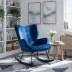 Mebel Elite Крісло-гойдалка Elis, темно-синє, ME.ELIS/GR/V/FW - Home Club, зображення 2