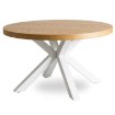 Mebel Elite Столик Lincoln, дуб золотистий/білий, ME.LINCOLN/D/B/L - Home Club, зображення 3