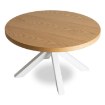 Mebel Elite Столик Lincoln, дуб золотистий/білий, ME.LINCOLN/D/B/L - Home Club, зображення 4