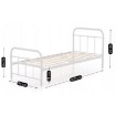 Mebel Elite Металлическая кровать Pablo 90x200, белого цвета, ME.PABLO/90/B/LOZ - Home Club, изображение 4