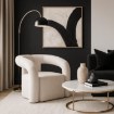 Mebel Elite Крісло Brazil кремового кольору, ME.BRAZIL/KR/T/FW - Home Club, зображення 2