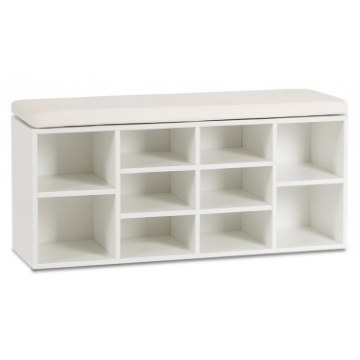 Mebel Elite Шкафчик для обуви Axel 104 см, белый, ME.AXEL/B/SZAFKBUT - Home Club