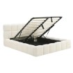 Mebel Elite Кровать 160x200 Murcja с ящиком для хранения, кремового цвета, из ткани букле, ME.MURCJA/160/KR/TB/LOZZPOJ - Home Club, изображение 3