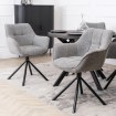 Mebel Elite Вращающееся кресло Peony, серое, букле, ME.PEONY/P/T/K - Home Club, изображение 2