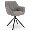 Mebel Elite Вращающееся кресло Peony, серое, букле, ME.PEONY/P/T/K - Home Club, изображение 5