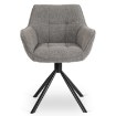 Mebel Elite Вращающееся кресло Peony, серое, букле, ME.PEONY/P/T/K - Home Club, изображение 6