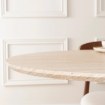Mebel Elite Стіл Gianni, овальний, 180 см, травертин/горіх, ME.GIANNI/TRAW/O/S - Home Club, зображення 5