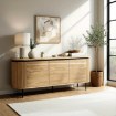 Mebel Elite Комода Beck 160 см, тридверна, дуб, ME.BECK/D/KOM160 - Home Club, зображення 2