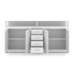 Mebel Elite Комод Blago 190 см, білий, W.LUNA/B/KOM4D4S - Home Club, зображення 5