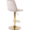 Mebel Elite Барный стул Arcos, бежевый, велюровый, ME.ARCOS/BZ/ZL/V/H - Home Club, изображение 5