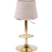 Mebel Elite Барный стул Arcos, бежевый, велюровый, ME.ARCOS/BZ/ZL/V/H - Home Club, изображение 7