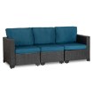 Mebel Elite Комплект садовой мебели Olympia, серый/темно-синий, ME.OLYMPIA/CBR/RT/OGR/ZES - Home Club, изображение 4