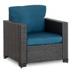 Mebel Elite Комплект садовой мебели Olympia, серый/темно-синий, ME.OLYMPIA/CBR/RT/OGR/ZES - Home Club, изображение 5