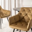 Mebel Elite Стул Modesto, горчичного цвета, велюровый, ME.MODESTO/BR/CZ/V/K - Home Club, изображение 4