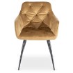 Mebel Elite Стул Modesto, горчичного цвета, велюровый, ME.MODESTO/BR/CZ/V/K - Home Club, изображение 6
