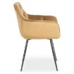 Mebel Elite Стул Modesto, горчичного цвета, велюровый, ME.MODESTO/BR/CZ/V/K - Home Club, изображение 7