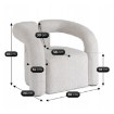 Mebel Elite Кресло Brazil, серого цвета, ME.BRAZIL/JP/T/FW - Home Club, изображение 10