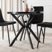 Mebel Elite Стол Dorian, раскладной, 80–160 см, черный, ME.DORIAN/CZ/S - Home Club, изображение 7