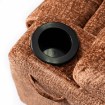 Mebel Elite Раскладной массажный кресло Box, коричневый велюр, ME.BOX/BR/V/FW - Home Club, изображение 12
