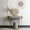 Mebel Elite Туалетний столик Ashley, сірий/золотий, ME.ASHLEY/P/ZL/B - Home Club, зображення 3