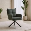 Mebel Elite Обертове крісло City, зелене, з вельвету, ME.CITY/Z/SZTR/K - Home Club, зображення 2