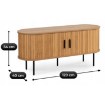 Mebel Elite Тв-тумба Trish 120 см, двухдверная, дуб, ME.TRISH/D/RTV120 - Home Club, изображение 7