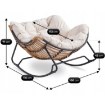 Mebel Elite Кресло-качалка Elton, бежевого цвета, ME.ELTON/BZ/T/FW - Home Club, изображение 6