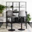 Mebel Elite Стул Arcos 2, серый, велюровый, ME.ARCOS2/P/V/H - Home Club, изображение 2
